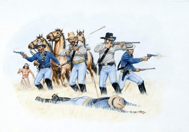 U.S. Cavalry Firefight